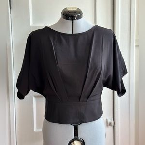 Black Dolman Sleeve Top